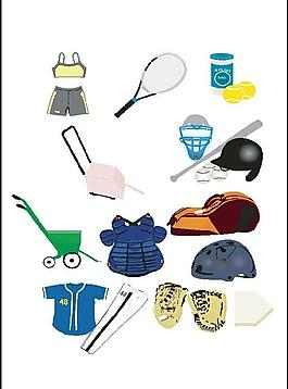 體育用品卡通圖圖片_體育用品卡通圖素材_體育用品卡通圖模板免費下載