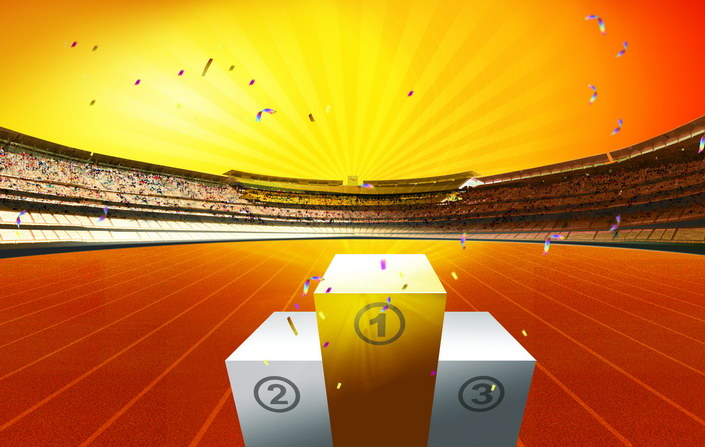 冠軍領(lǐng)獎(jiǎng)臺(tái)